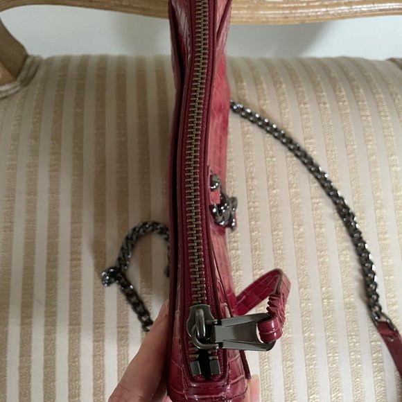 New Rebecca Minkoff Mini M.A.C. Crossbody RARE Cardinal Red (MSRP $228) - Picture 3 of 11